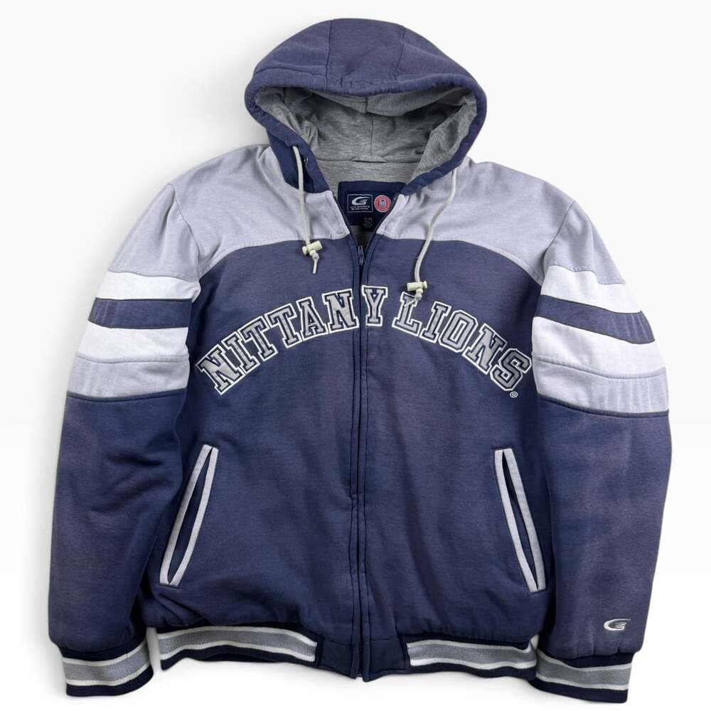 Penn State Nittany Lions Varsity Zip Up Hoodie Jacket XL
